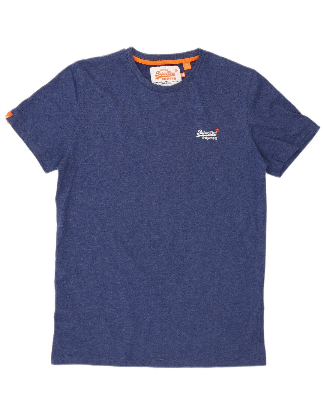 Tricou Superdry pentru bărbați Top Medium Blue Bumbac