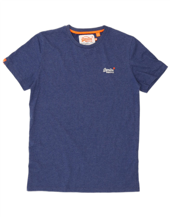 Tricou Superdry pentru bărbați Top Medium Blue Bumbac