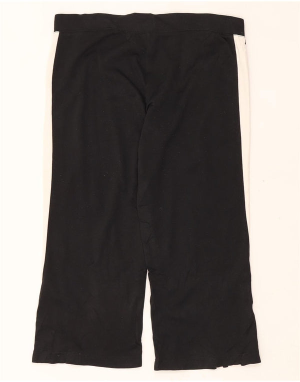 Pantaloni de trening Capri Nike pentru femei US 8/10 Poliester mediu negru