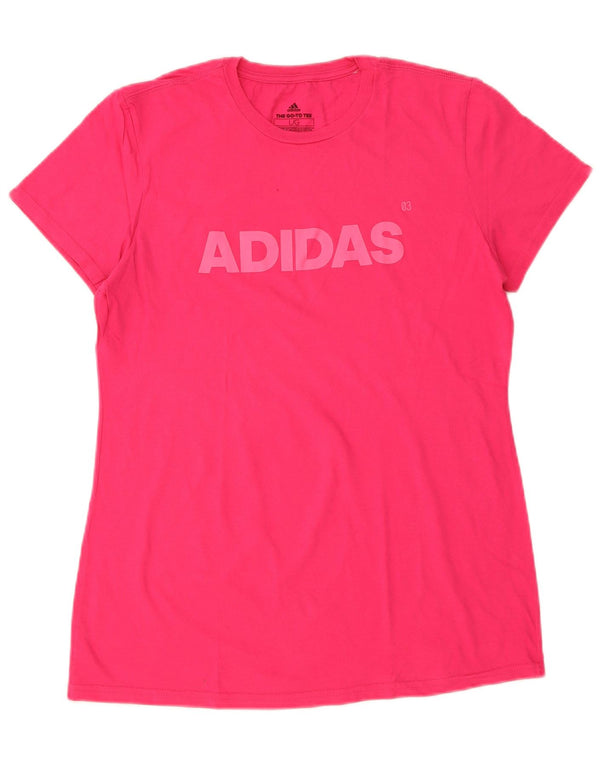 Tricou grafic Adidas pentru femei Top UK 16 Large Pink