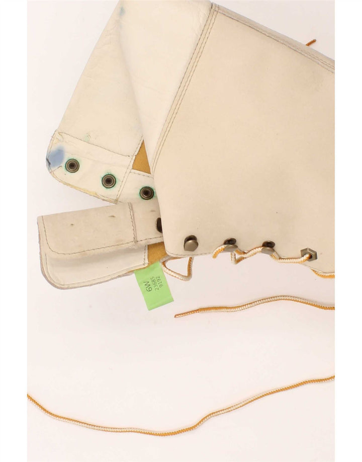 Cizme înalte din piele Timberland pentru femei, mărimea UK 6, piele bej