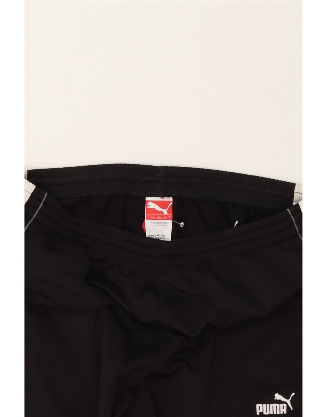 PUMA Mens Tracksuit Trousers Large  Black Polyester Vintage Puma and Second-Hand Puma from Messina Hembry 