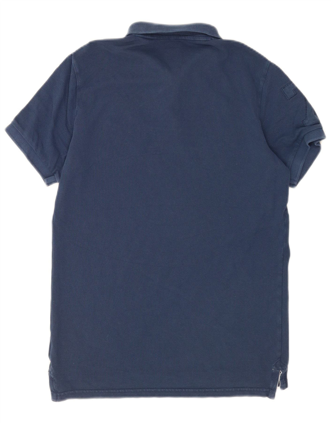 Tricou polo pentru bărbați Superdry, bumbac bleumarin mediu