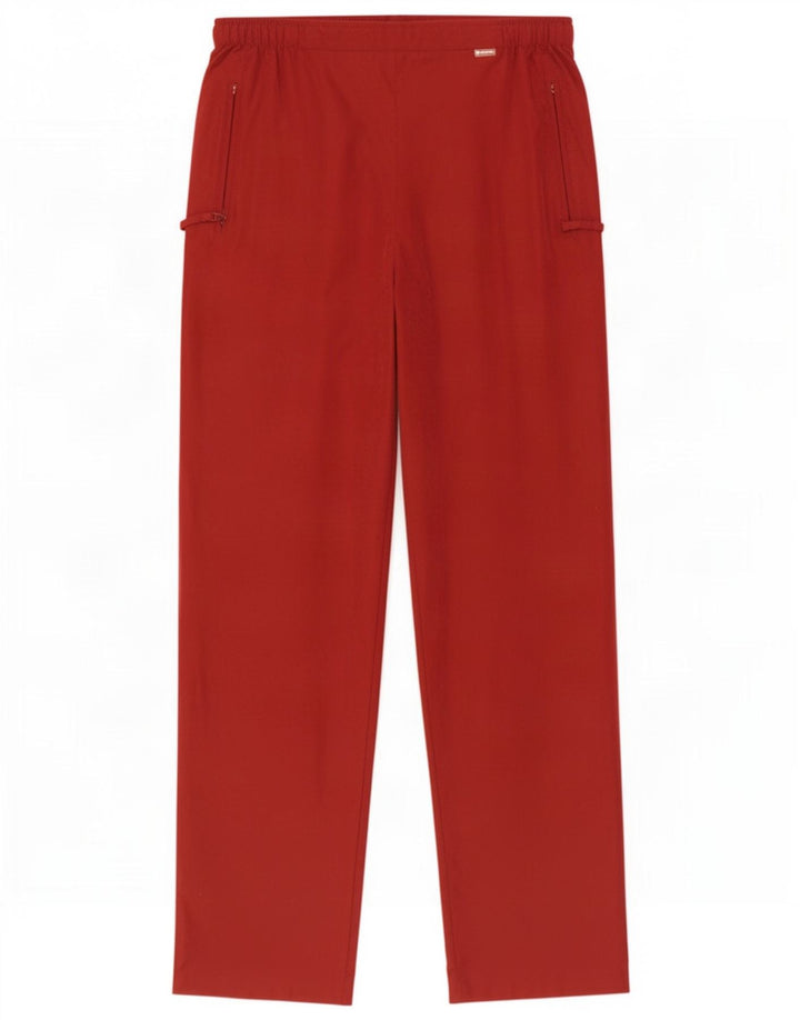 Champion Pantaloni de trening pentru bărbați, poliester, roșu, mare