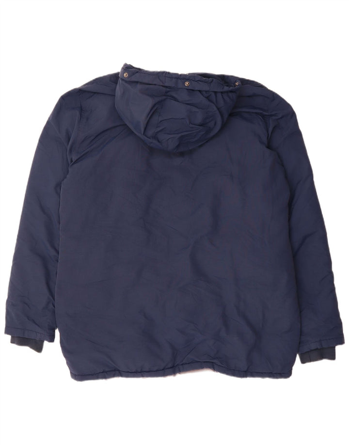 Jachetă căptușită cu glugă pentru bărbați Pickwick UK 42 XL poliester bleumarin