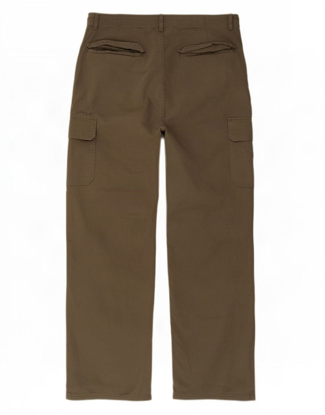 Pantaloni cargo drepti pentru femei Zara EU 40 Medium W30 L30 Kaki Bumbac