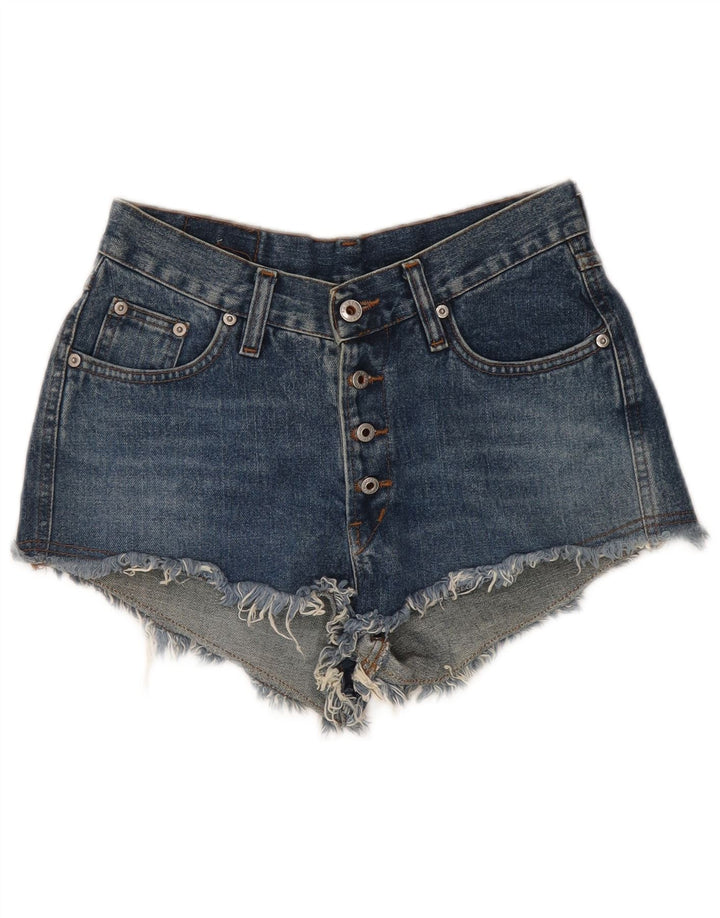 Unlimited Pantaloni scurți din denim pentru femei W31, bumbac albastru mediu