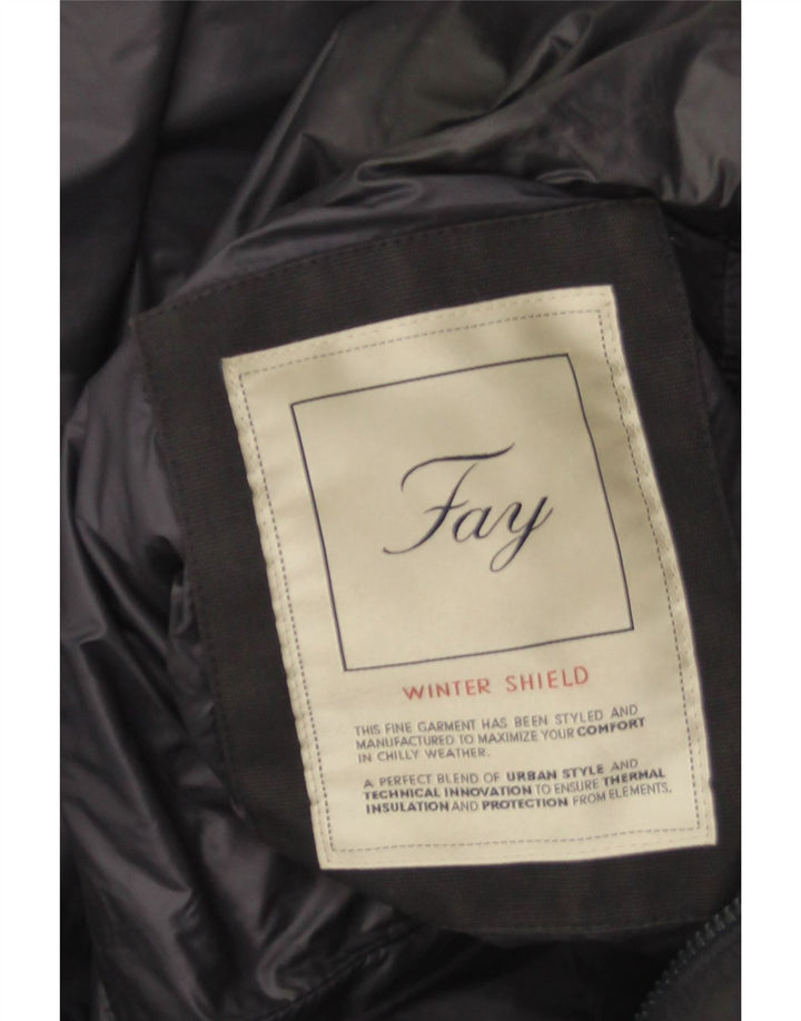 Palton căptușit pentru bărbați Fay UK 42 XL poliester bleumarin