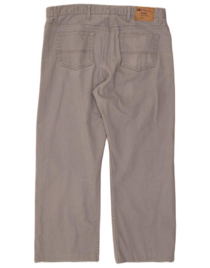 Blugi drepți pentru bărbați Marks & Spencer Blue Harbour W38 L33 bumbac gri