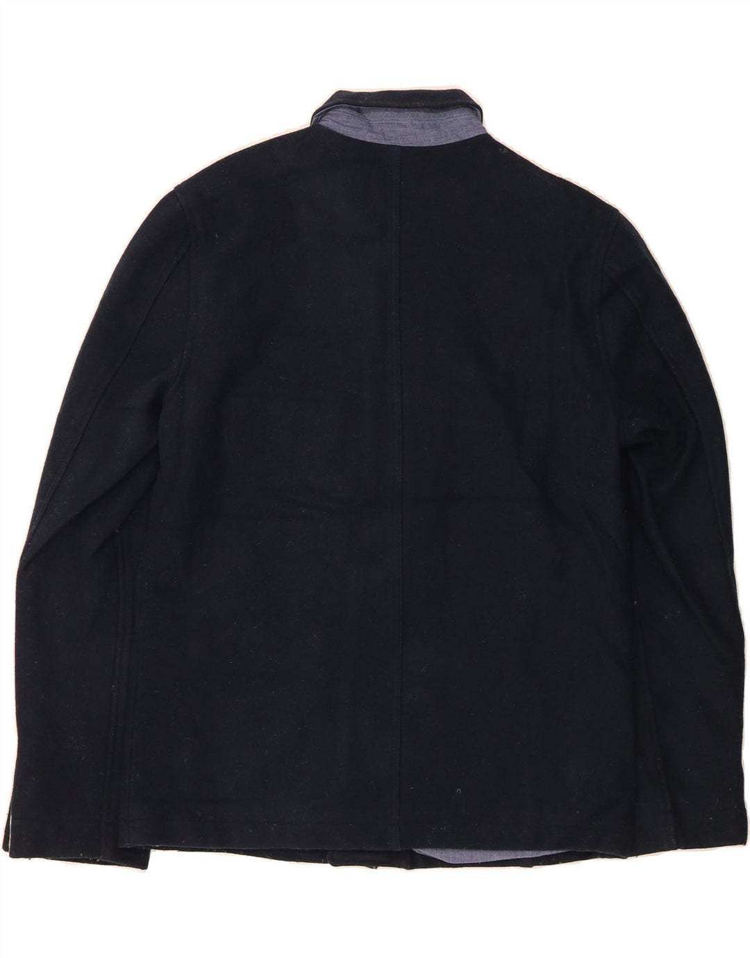 LUCKY BRAND Mens Overcoat UK 38 Medium Navy Blue Vintage Lucky Brand and Second-Hand Lucky Brand from Messina Hembry 