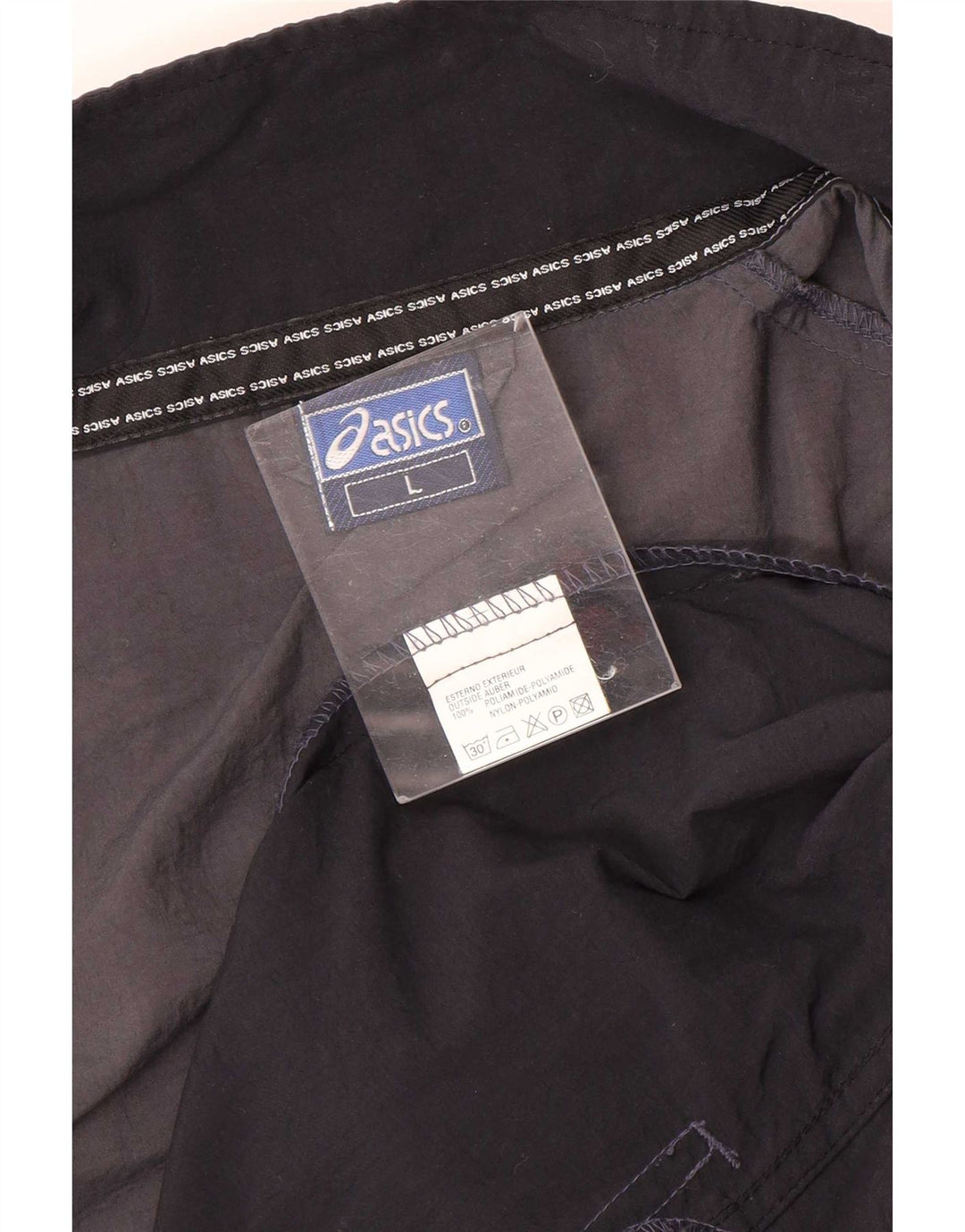 Jachetă de trening pentru bărbați Asics, mare, gri, nailon color bloc