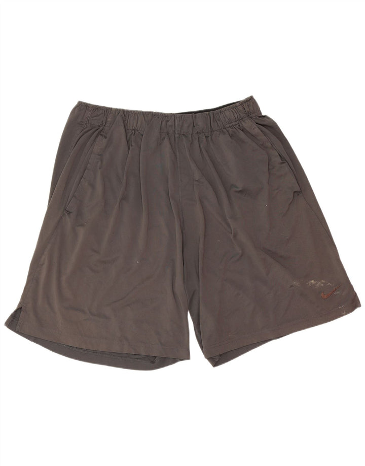 Pantaloni scurți sport Nike pentru bărbați 2XL, gri poliester