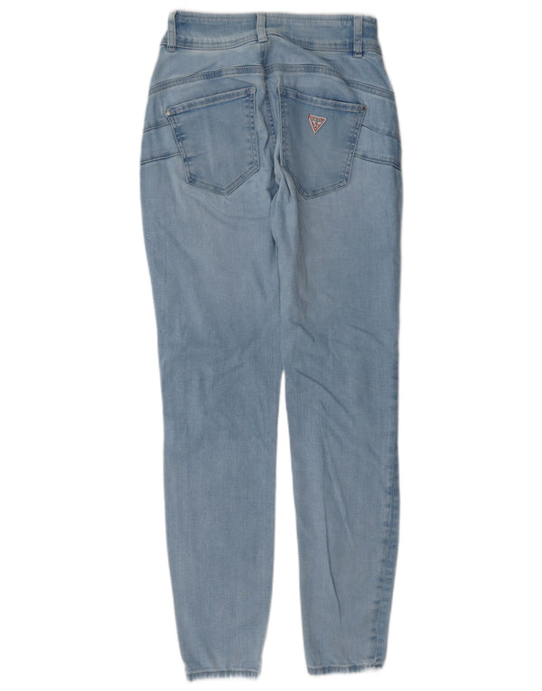 Blugi skinny pentru femei Guess W26 L30 bumbac albastru