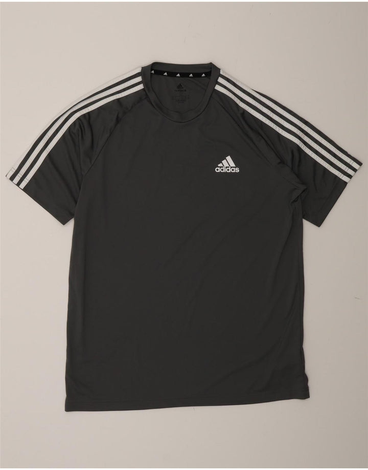 Tricou pentru bărbați Adidas Aeroready Top mare poliester gri
