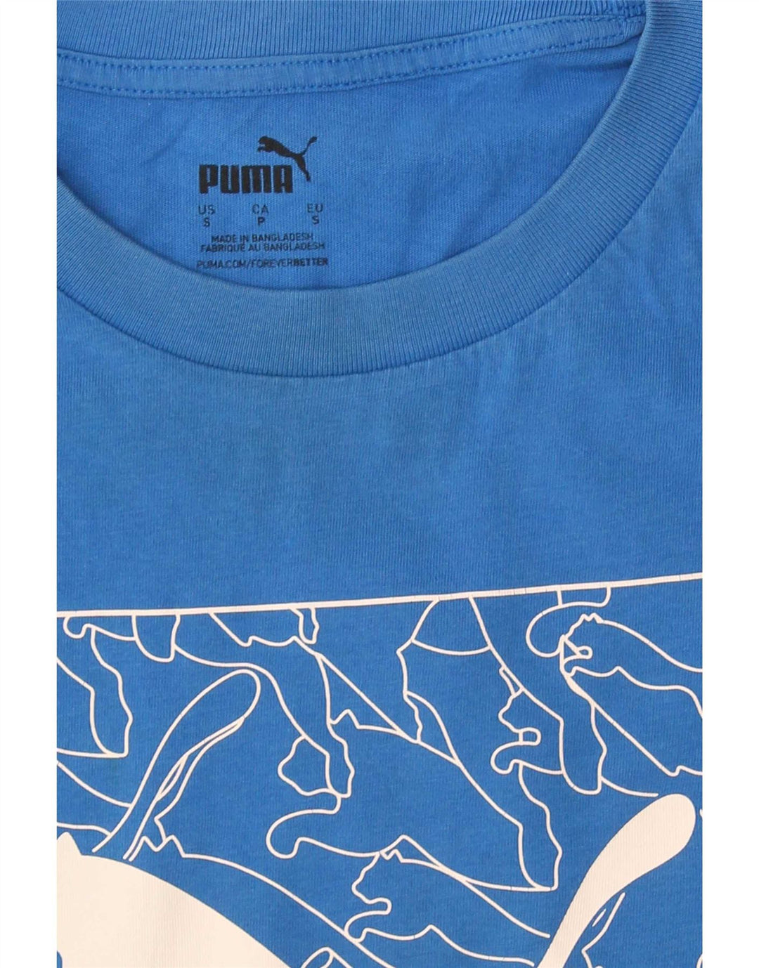 Tricou grafic Puma pentru bărbați Top Small Blue