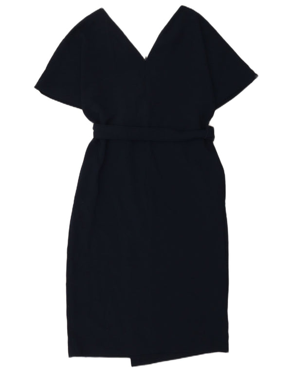 Rochie Wrap pentru femei Marks & Spencer UK 12 Medium Bleumarin Poliester