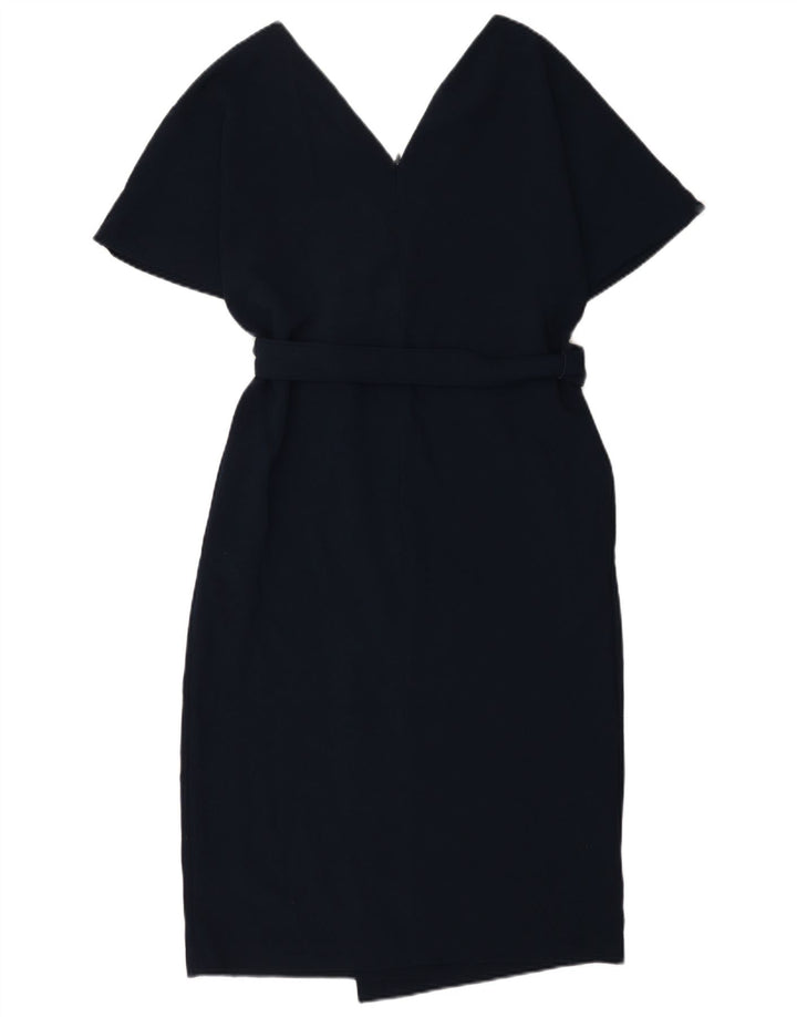 Rochie Wrap pentru femei Marks & Spencer UK 12 Medium Bleumarin Poliester