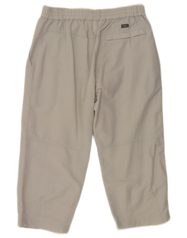 Pantaloni capri Adidas pentru femei W28 L20 poliamidă gri