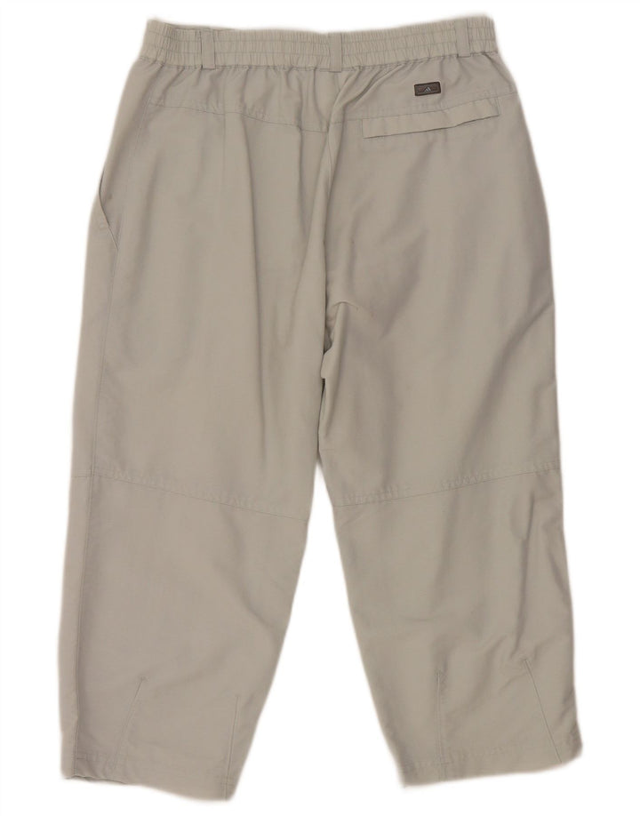 Pantaloni capri Adidas pentru femei W28 L20 poliamidă gri