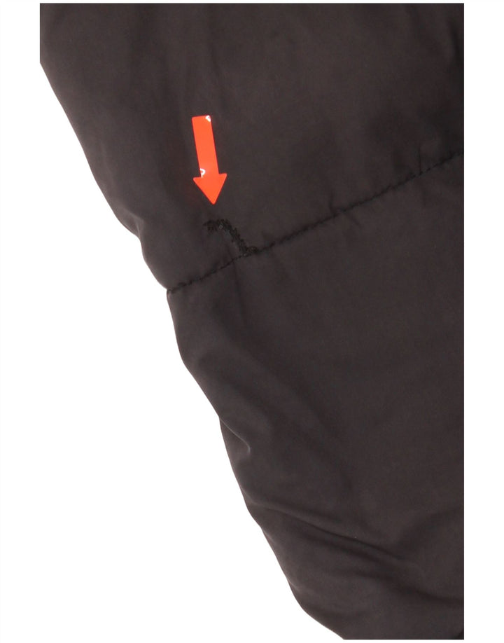 Palton supradimensionat cu glugă Superdry pentru femei UK 10, poliester, gri mic