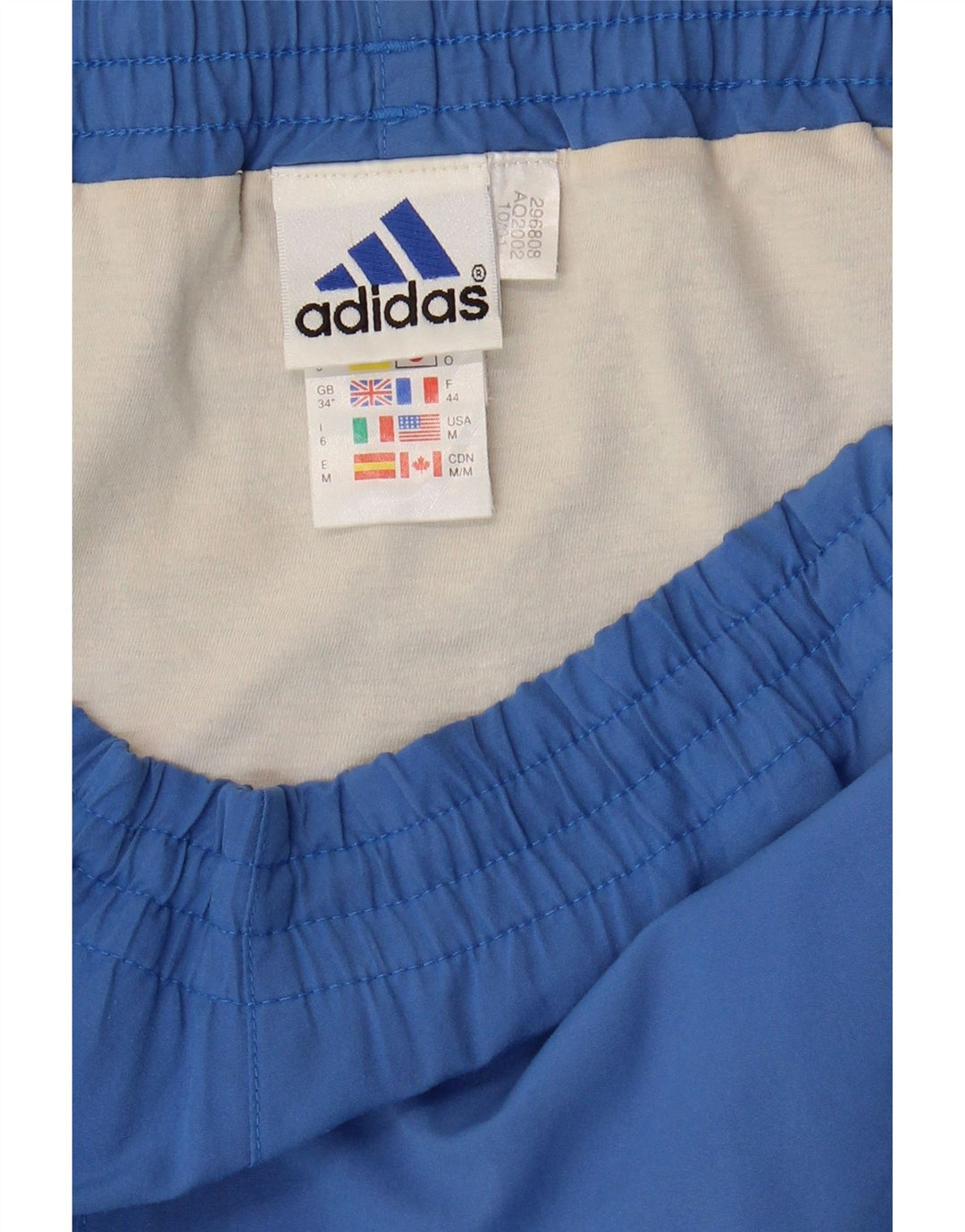 Pantaloni scurți sport pentru bărbați Adidas, poliester albastru mediu
