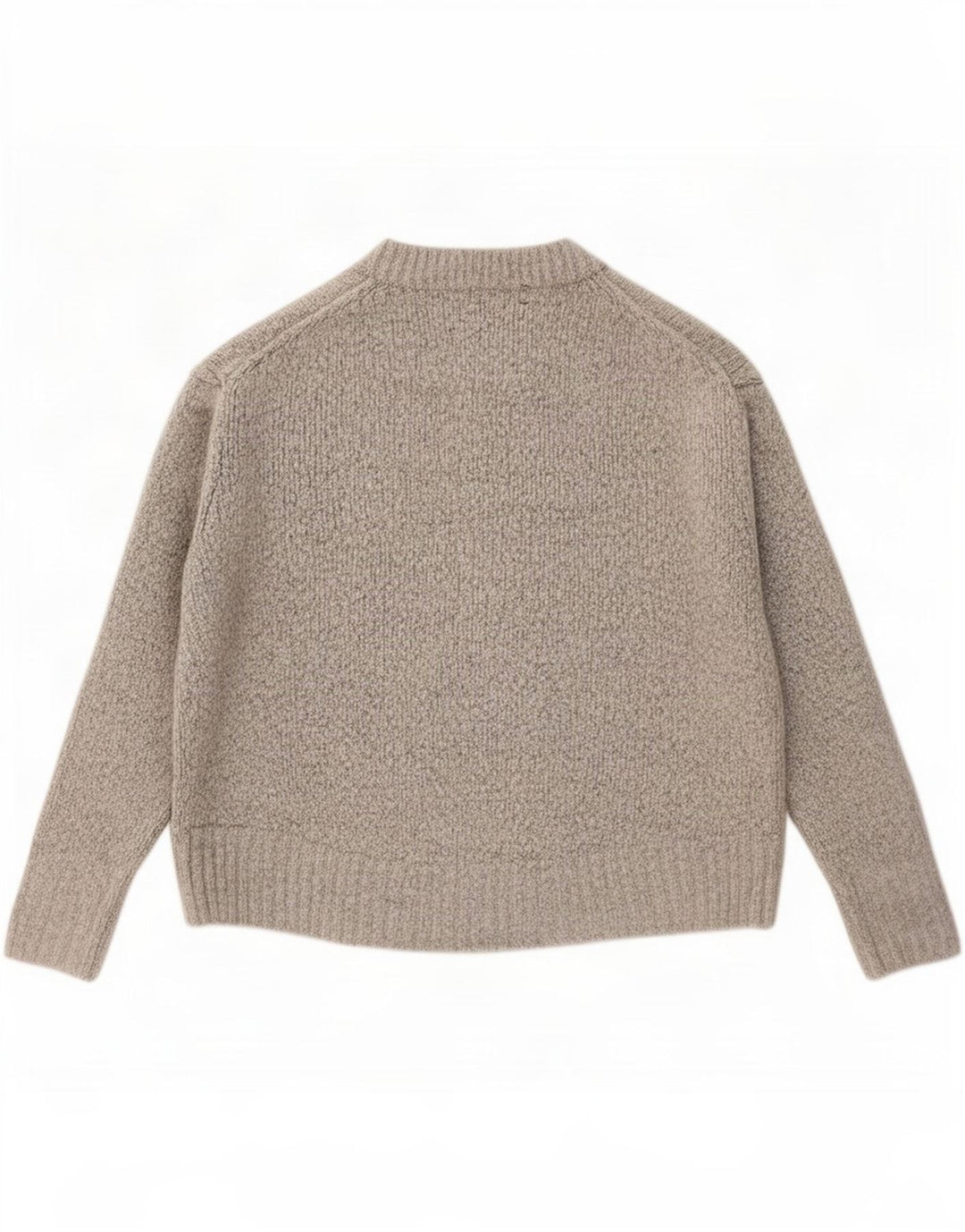 Pulover supradimensionat pentru femei Zara, cu decolteu rotund, UK 10, mic, gri pete
