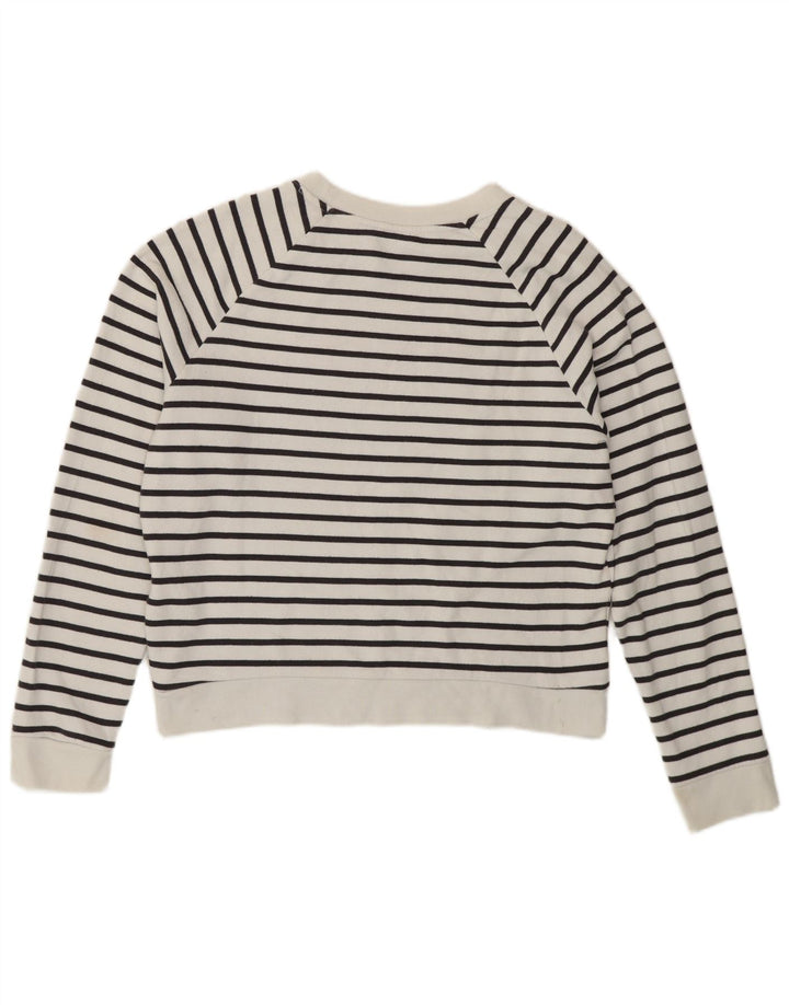 Pulover Levi's cu grafic pentru femei UK 14 Medium White Striped Nautical