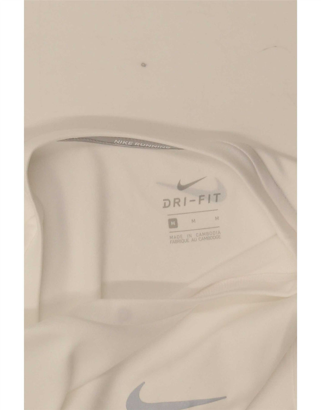Tricou pentru bărbați Nike Dri Fit Top Mediu Alb