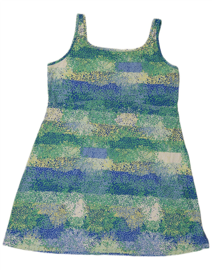 Rochie de soare Columbia cu model abstract pentru femei UK 18 XL poliester multicolor