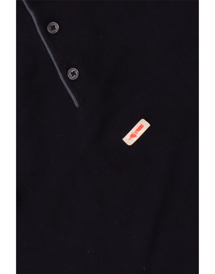 Tricou polo pentru bărbați Marks & Spencer, bumbac, albastru bleumarin mediu