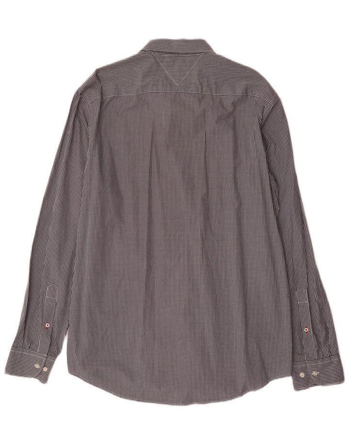 Cămașă TOMMY HILFIGER pentru bărbați, cu croială regulată, XL, gri Vichy