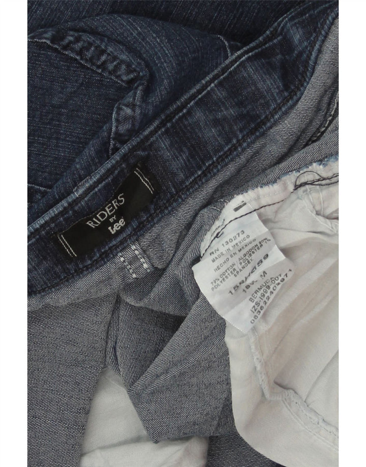 Pantaloni scurți din denim LEE Riders pentru femei US 18 2XL W40 Bumbac bleumarin
