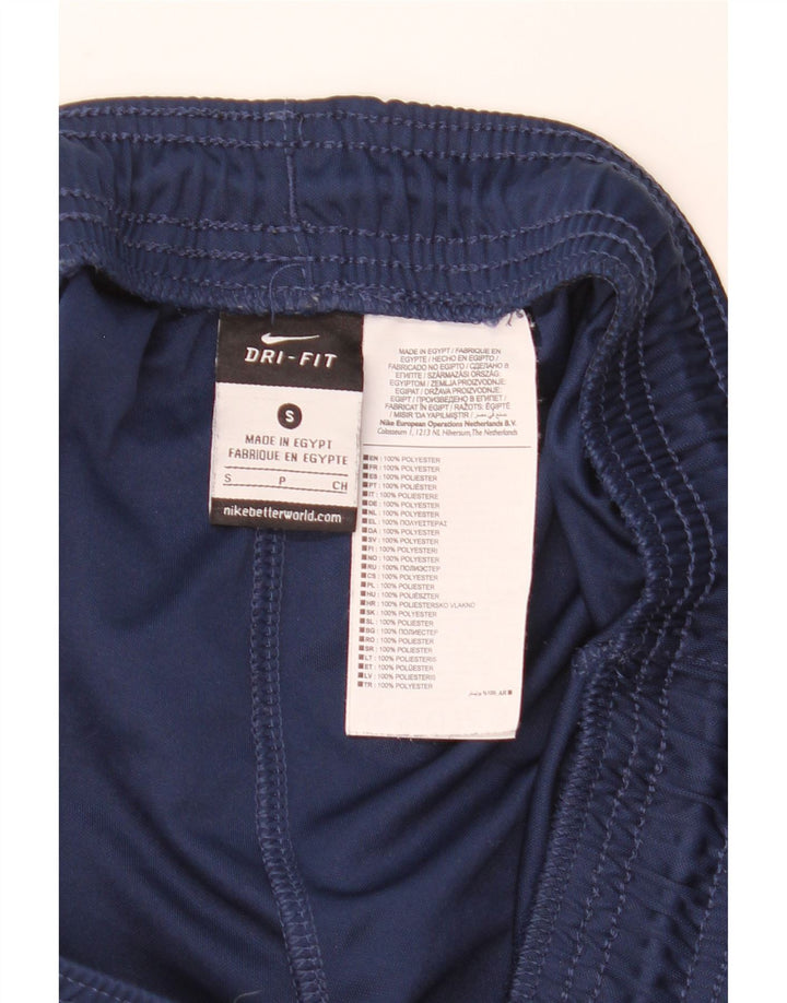 Pantaloni scurți sport Nike Dri Fit pentru bărbați, poliester mici, albastru