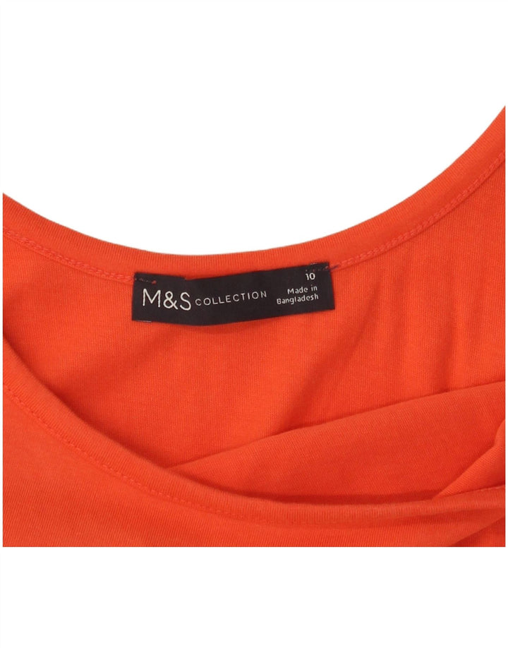 Rochie maxi fără mâneci pentru femei Marks & Spencer UK 10 Mic portocaliu