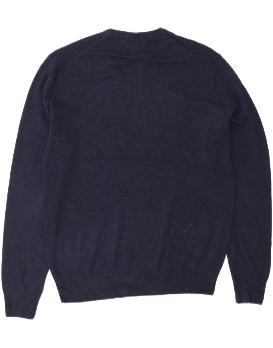 POLO RALPH LAUREN Pulover pentru bărbați cu decolteu în V, lână medie, albastru bleumarin