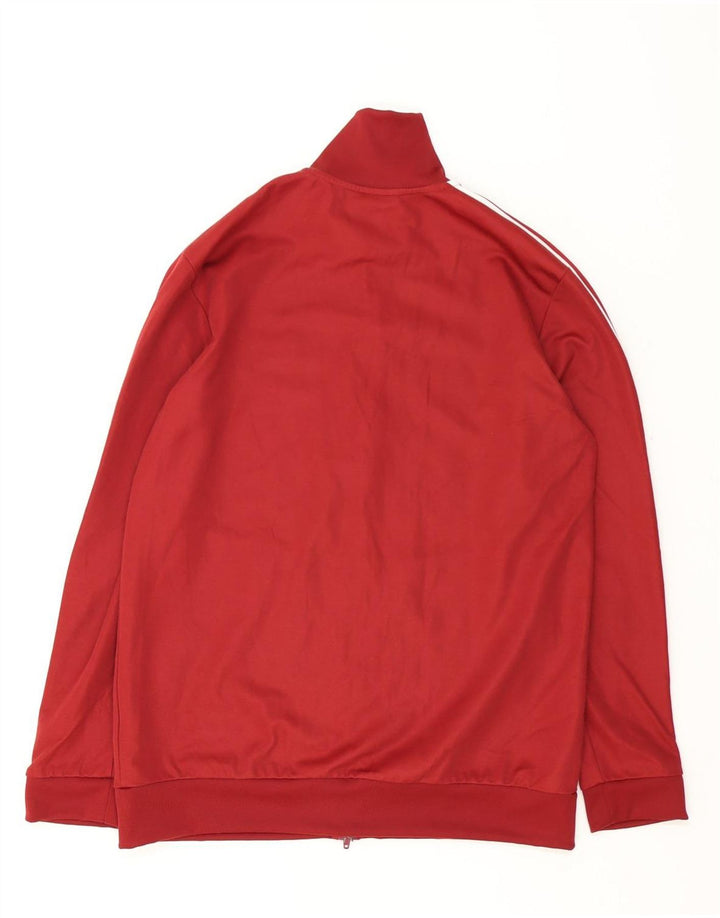 Trening pentru bărbați Adidas Top Jachetă Mare Poliester Bordeaux