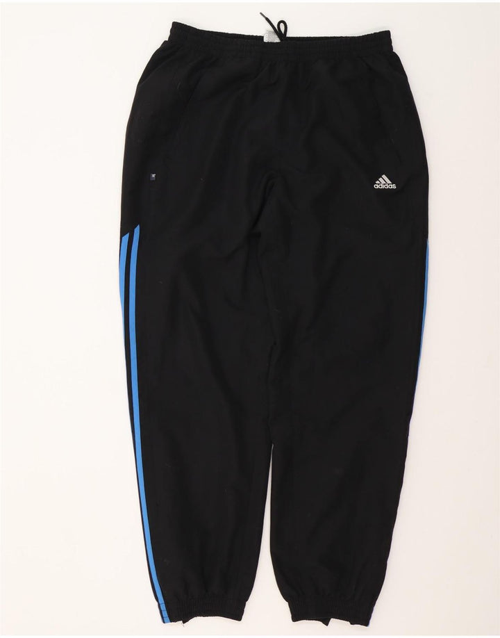 Pantaloni de trening pentru bărbați Adidas Pantaloni de jogging, mari, negru, poliester