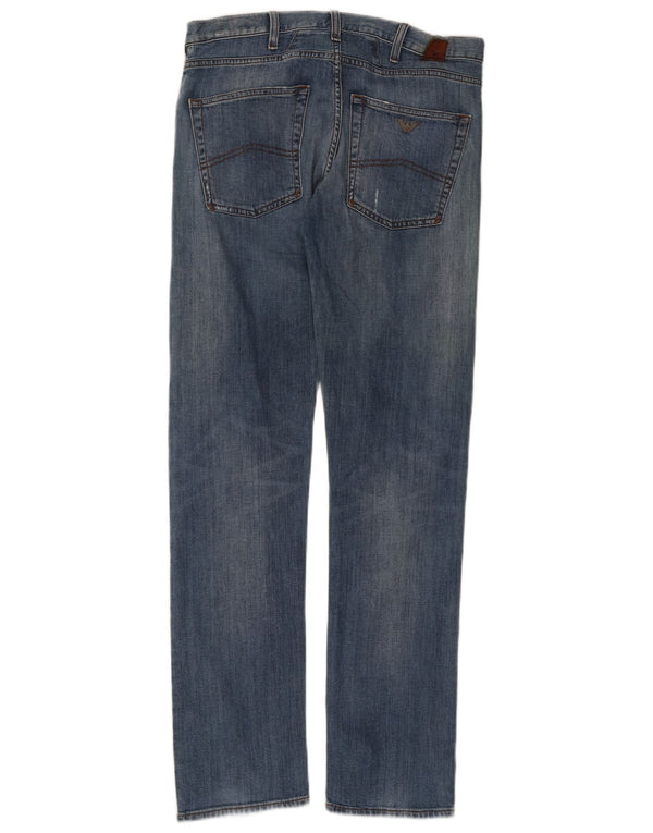 Blugi pentru bărbați Armani J45 Slim W32 L31 Albastru