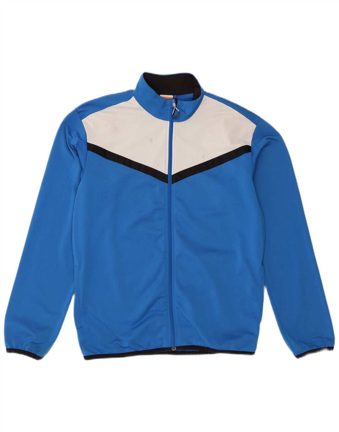 Jachetă de trening pentru bărbați Puma, albastru mediu, poliester color bloc