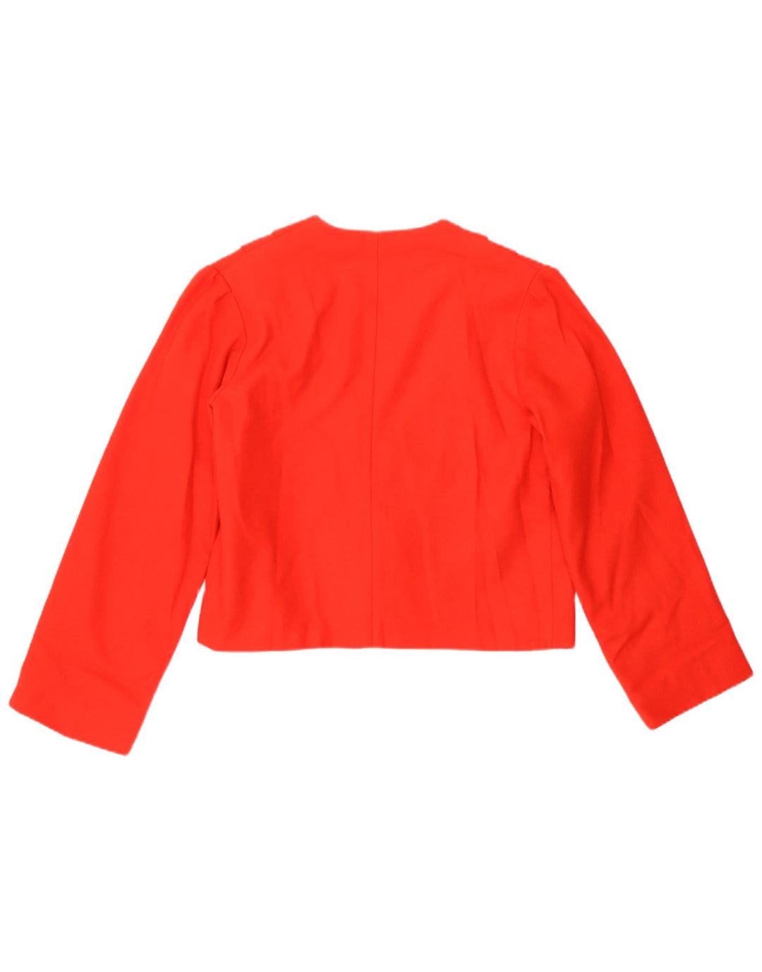 Jachetă vintage de damă cu 1 nasture crop blazer UK 8 Small Red