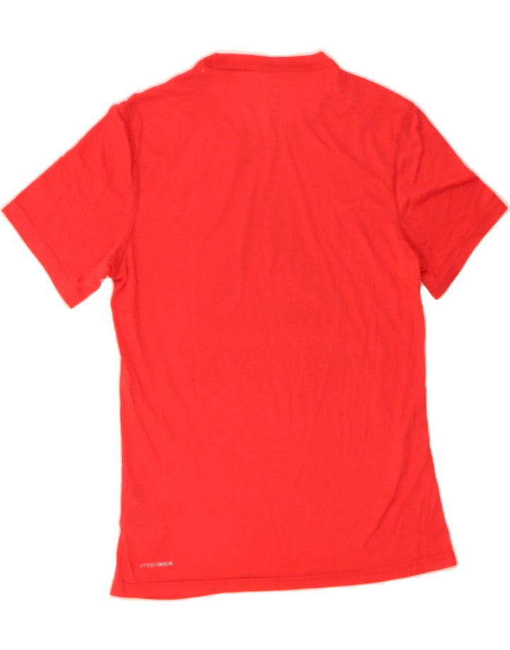 REEBOK Mens Graphic T-Shirt Top Small Red Polyester Vintage Reebok and Second-Hand Reebok from Messina Hembry 