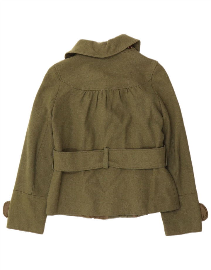 Palton pentru femei Topshop UK 8 Lână verde mică