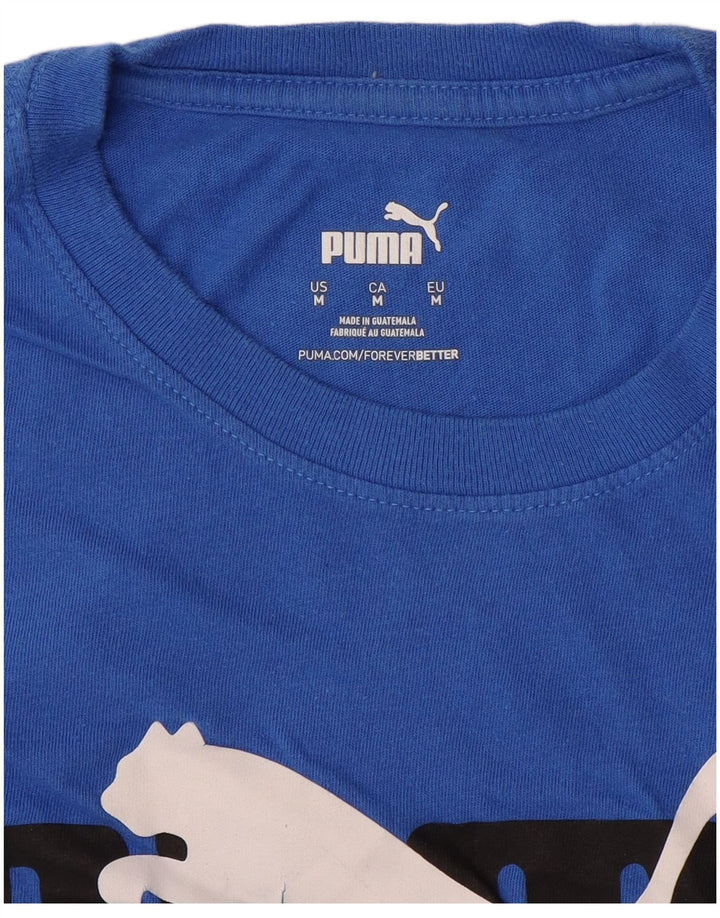 Tricou grafic PUMA pentru bărbați Top Medium Blue