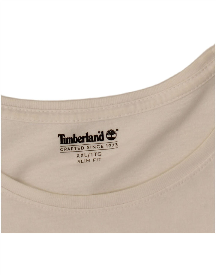 Tricou Timberland Slim Fit Top 2XL Alb