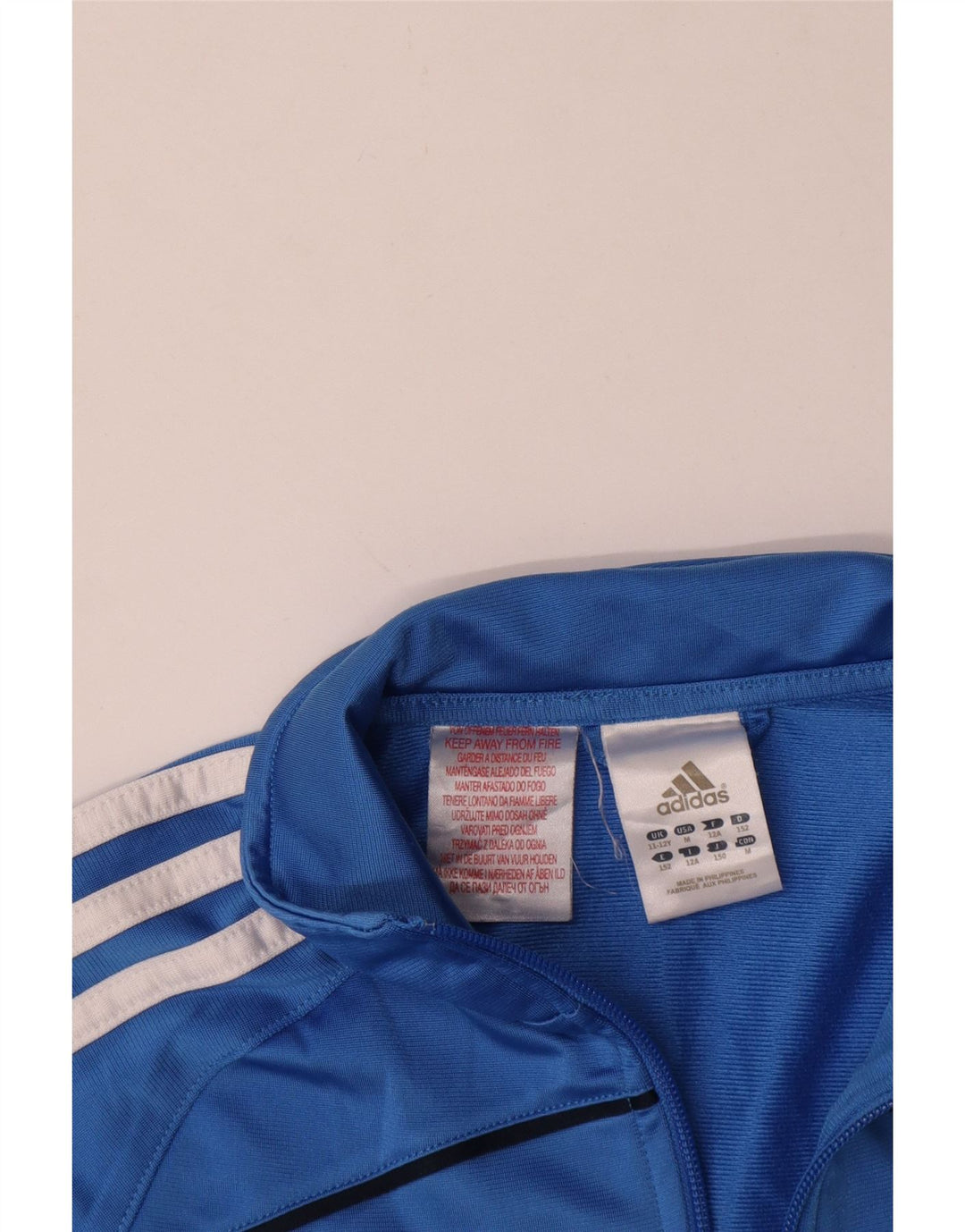 Jachetă de trening pentru băieți Adidas 11-12 ani poliester albastru