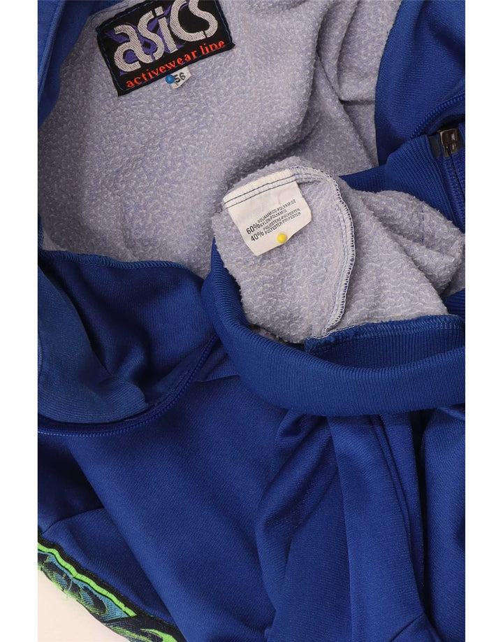Jachetă de top pentru trening grafic Asics pentru bărbați IT 56 2XL Albastru Poliamidă