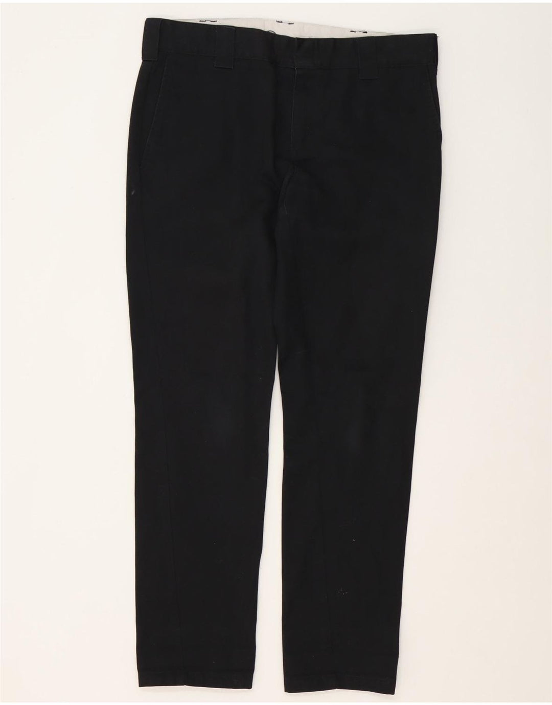 Pantaloni chino slim pentru bărbați Dickies L33 L32 Poliester negru
