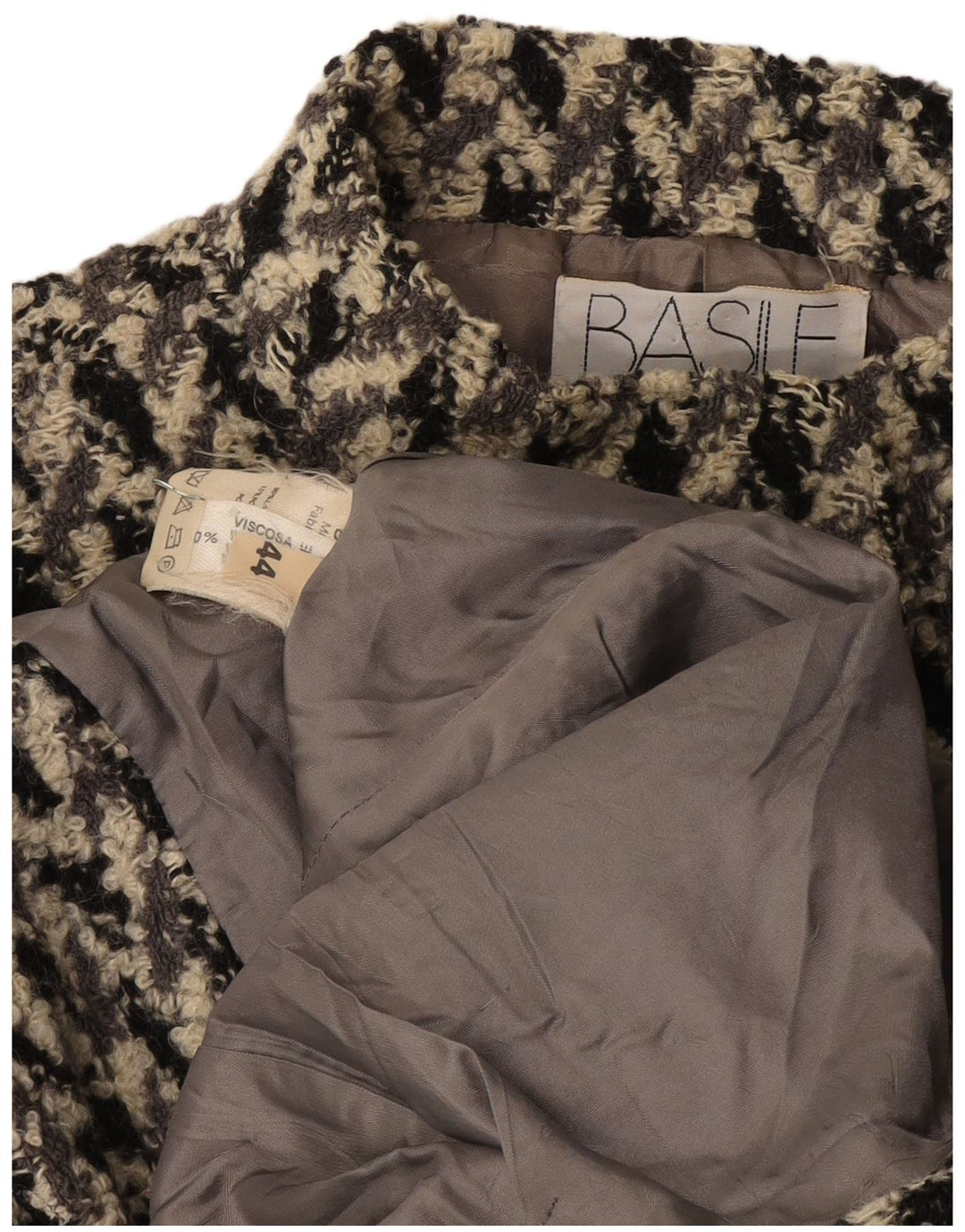 Jachetă Blazer Femei Basile cu 4 nasturi IT 44 Gri Mediu Viscoză Geometrică