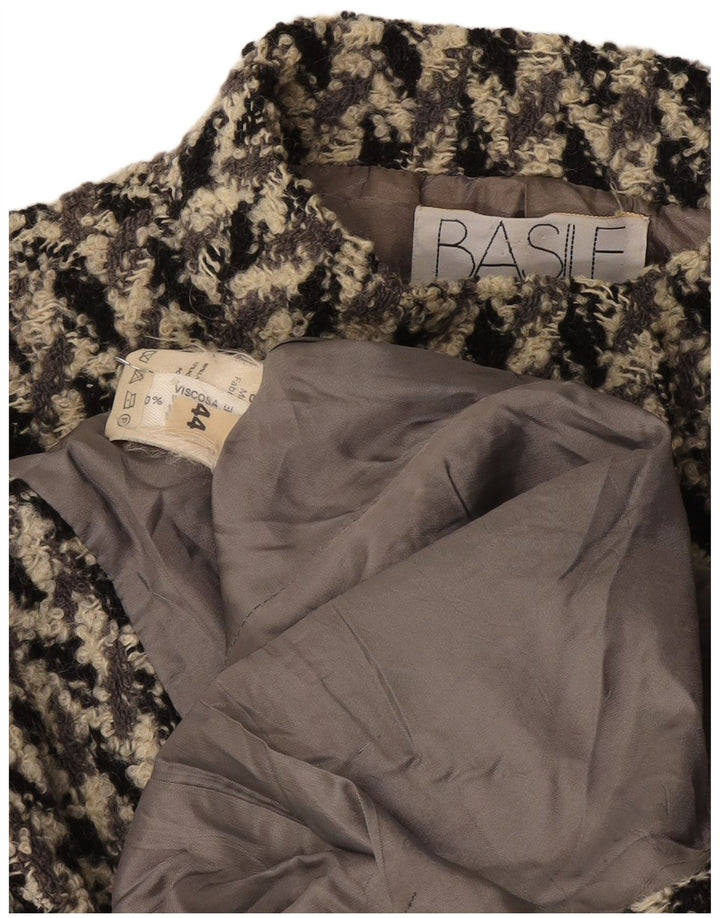 Jachetă Blazer Femei Basile cu 4 nasturi IT 44 Gri Mediu Viscoză Geometrică
