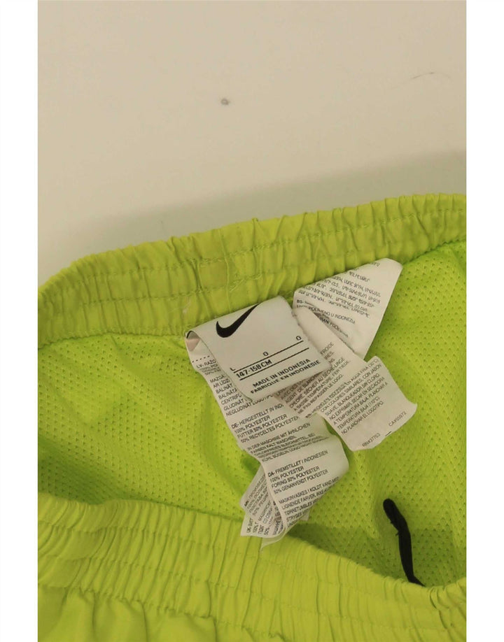Pantaloni scurți sport Nike pentru băieți 12-13 ani, mari, verde, poliester